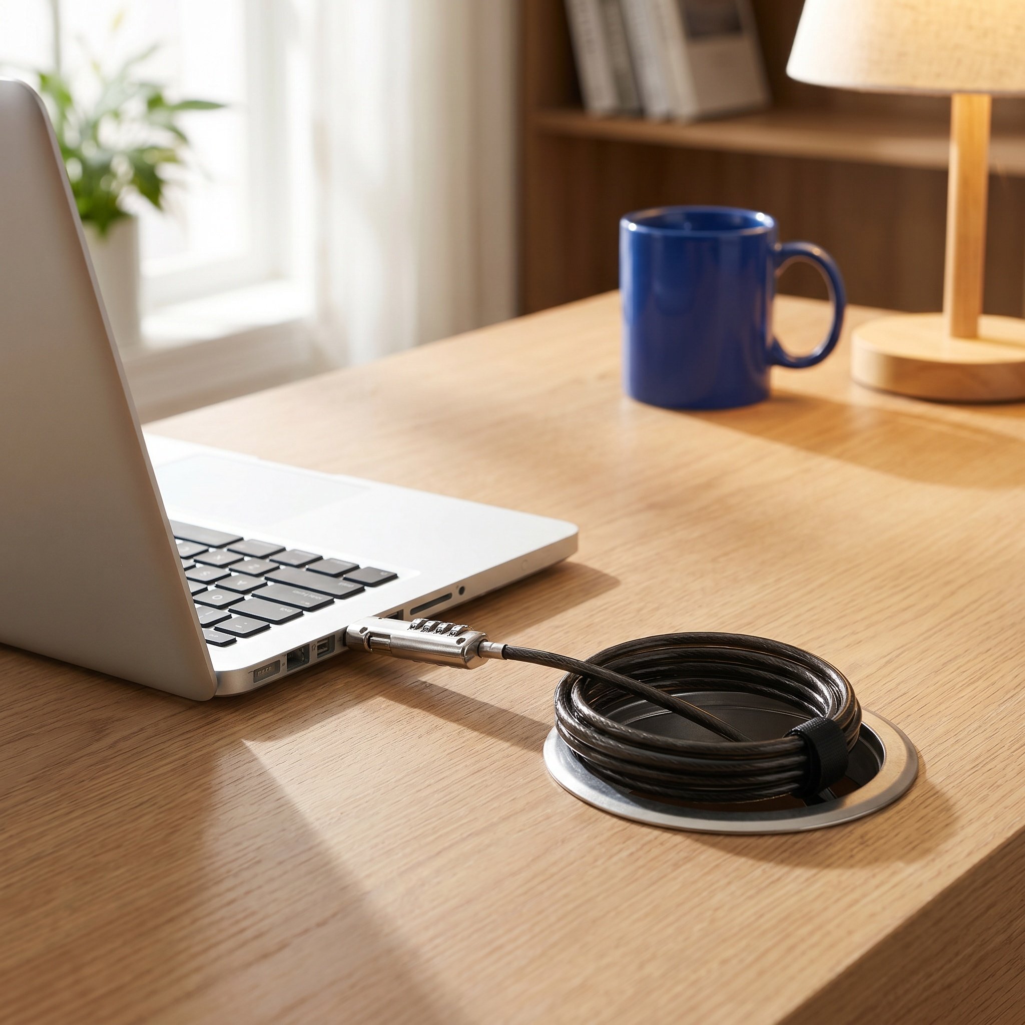 Cable Lock Laptop - Lucchetto Portatile per Laptop con Password
