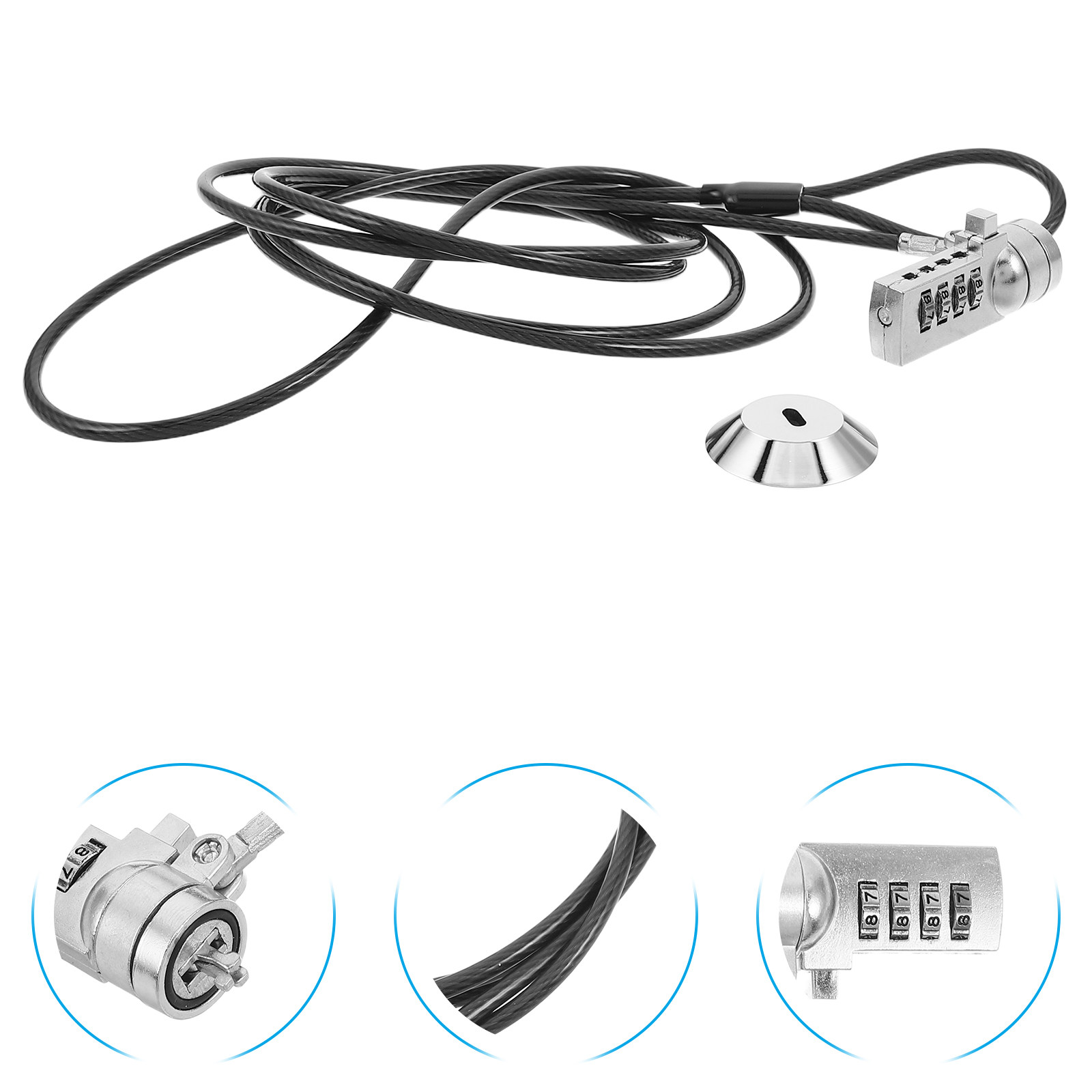 Cable Lock Laptop - 1 Set di Lucchetti per Laptop