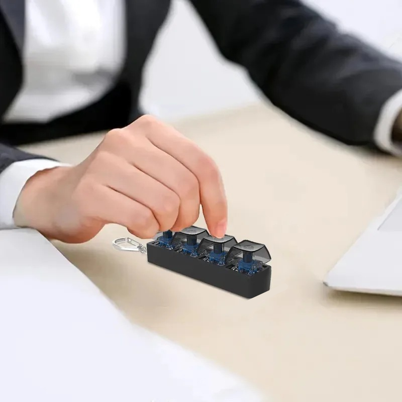 4 tasti pulsante dito giocatto - Tech For Office recensione e prezzo