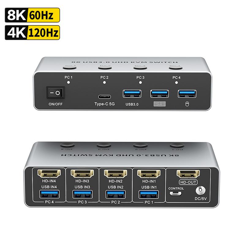 Switch KVM HDMI 8K @ 60Hz 4 co - Hdmi Matrix Switch recensione e prezzo