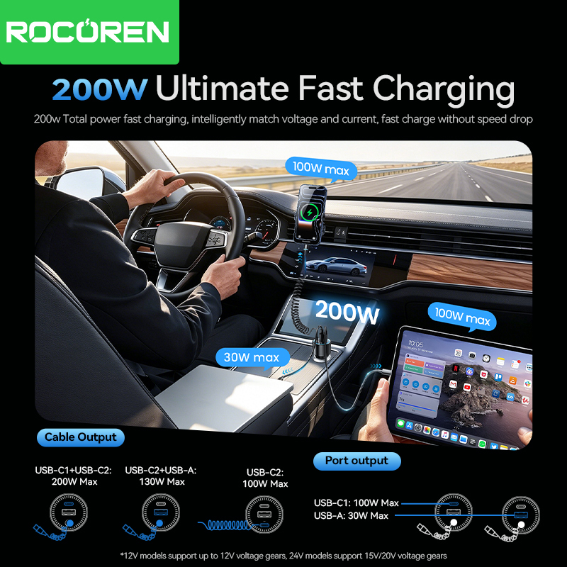 Caricabatterie per Auto Rocore - Cable Lock Laptop recensione e prezzo