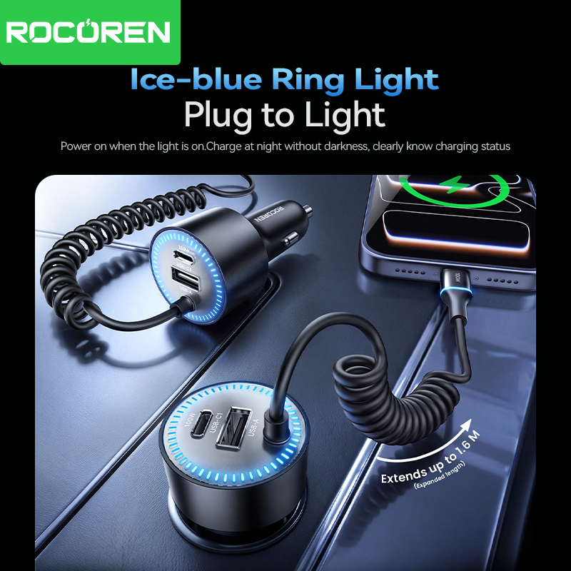 Caricabatterie per Auto Rocore - Cable Lock Laptop recensione e prezzo