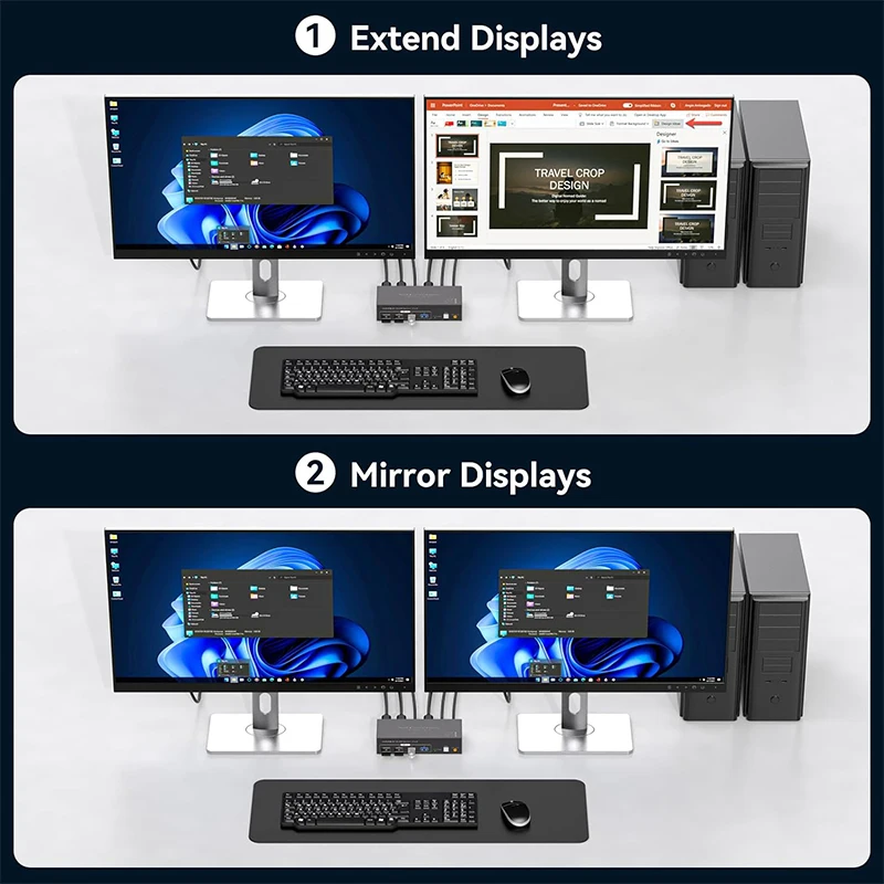 Switch KVM HDMI doppio monitor - Hdmi Matrix Switch recensione e prezzo