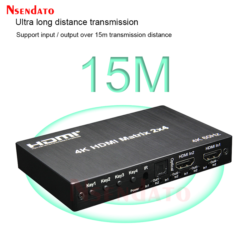 Matrice HDMI 4K 60Hz 2x4 per D - Hdmi Matrix Switch recensione e prezzo