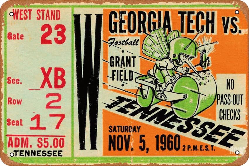 Poster 1960 GEORGIA TECH VS. T - Office And Tech recensione e prezzo