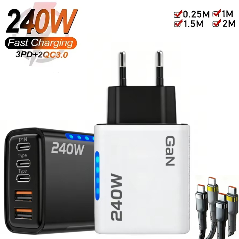 Nuovo Caricatore GaN 5 in 1 pe - Cable Lock Laptop recensione e prezzo