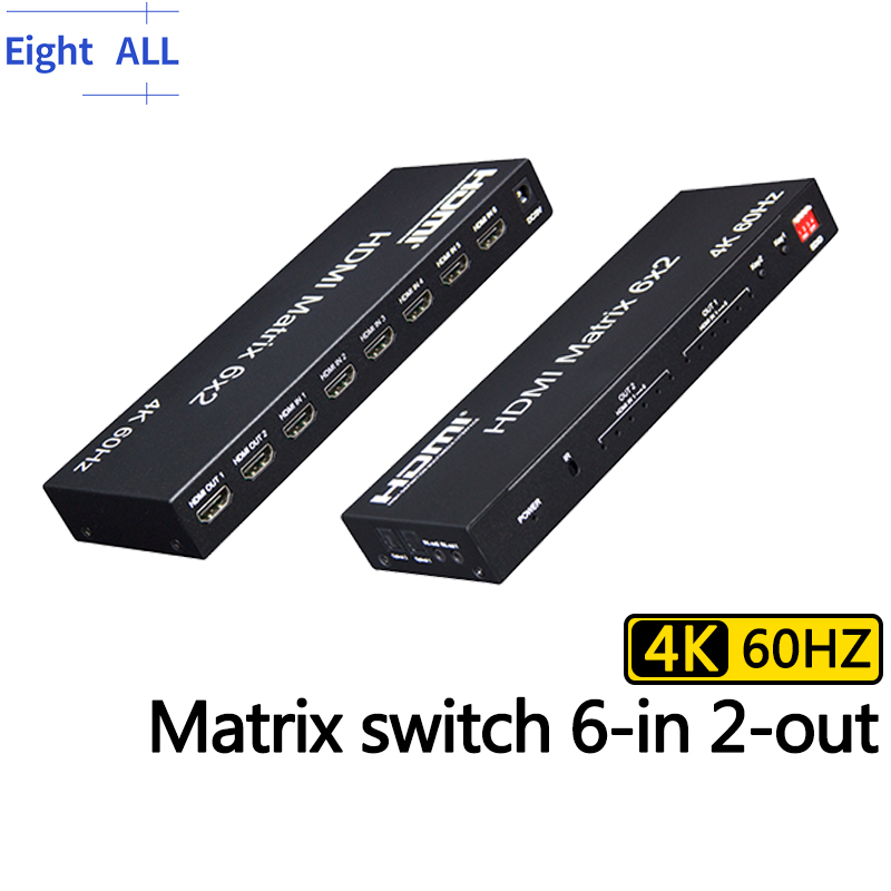 Matrix Switch HDMI 6x2 4K 60Hz - Hdmi Matrix Switch recensione e prezzo