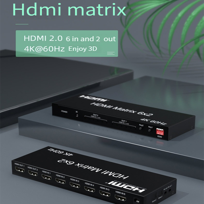 Matrix Switch HDMI 6x2 4K 60Hz - Hdmi Matrix Switch recensione e prezzo