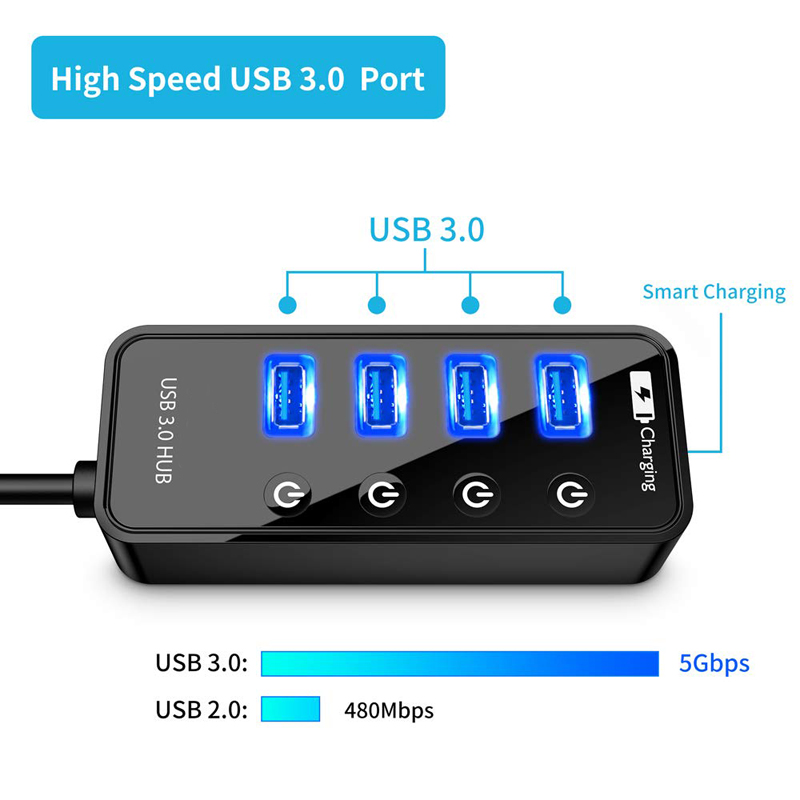 HUB USB 3.0 caricabatterie per - Cable Lock Laptop recensione e prezzo