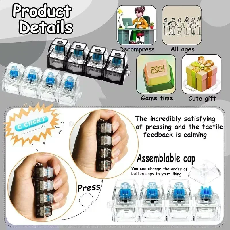 1 pz Portachiavi Antistress co - Tech For Office recensione e prezzo