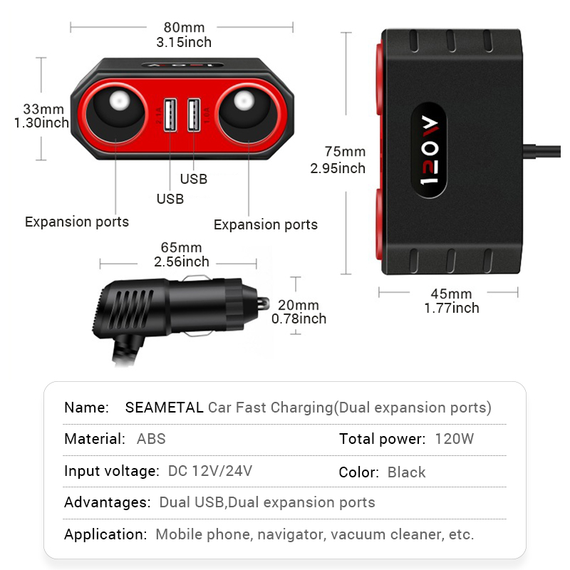 SEAMETAL 120W Caricabatteria p - Cable Lock Laptop recensione e prezzo